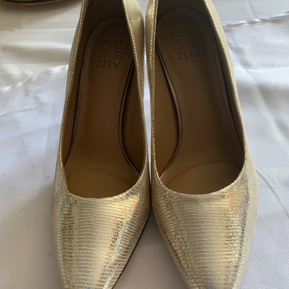 Golden shoes